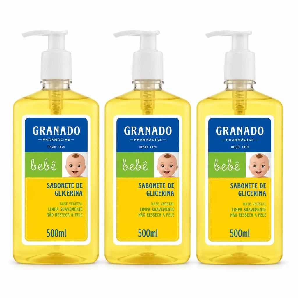 Kit Sabonete Líquido de Glicerina Granado Bebê